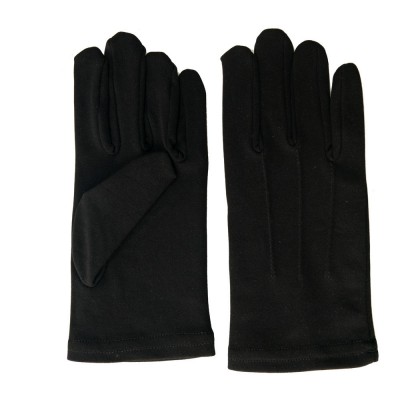 Coin Jewelry Silver Clean Polishing Protection Goods Salesman Black Nylon Glove